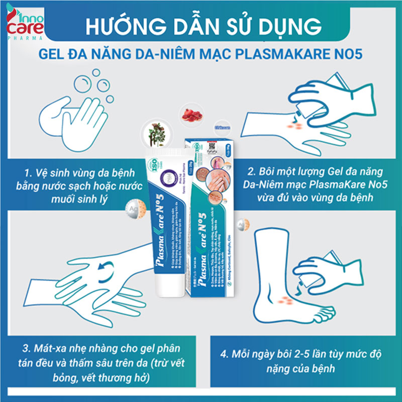 PlasmaKare No5 - Gel bôi da đa năng từ thiên nhiên và công nghệ vượt trội