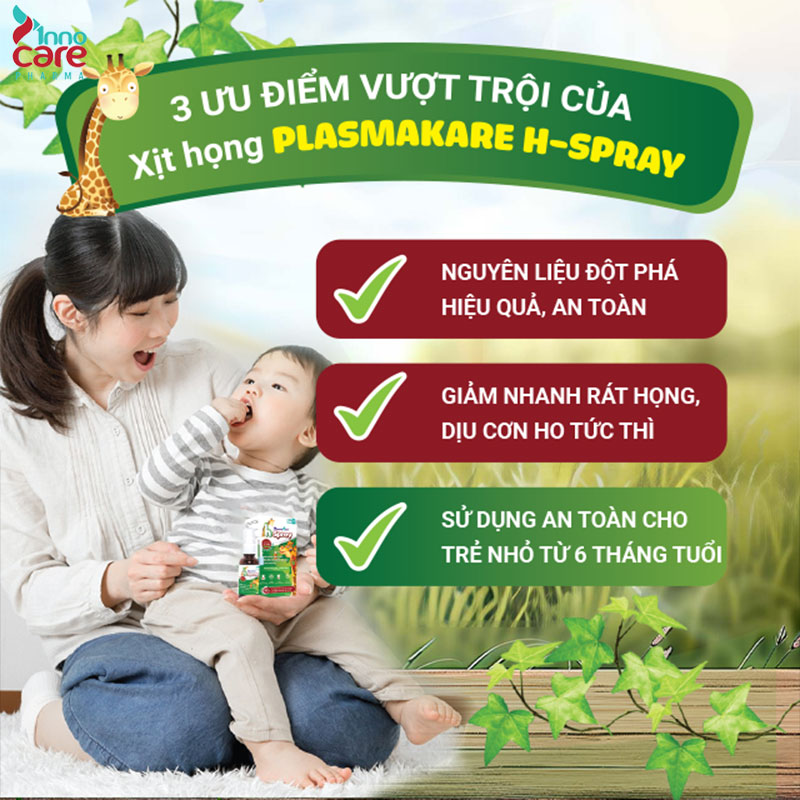 Xịt họng PlasmaKare H-spray dùng cho những đối tượng nào 1