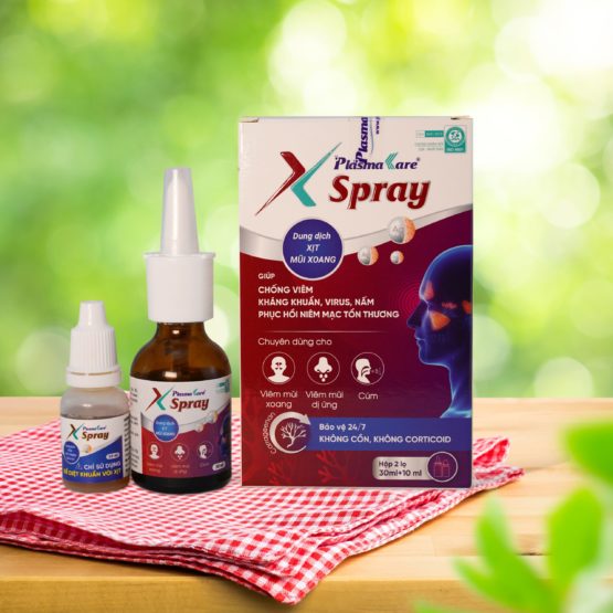 Xịt mũi xoang PlasmaKare X-Spray giúp chống viêm, kháng virus, thông mũi lọ 30ml 1