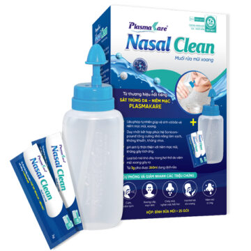 Bộ rửa mũi xoang PlasmaKare Nasal Clean – Kháng khuẩn, kháng virus, làm sạch hiệu quả, an toàn
