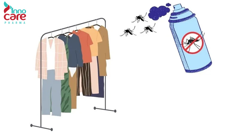 Tác hại khi phun thuốc muỗi trực tiếp lên quần áo 1 Tác hại khi phun thuốc muỗi trực tiếp lên quần áo 1