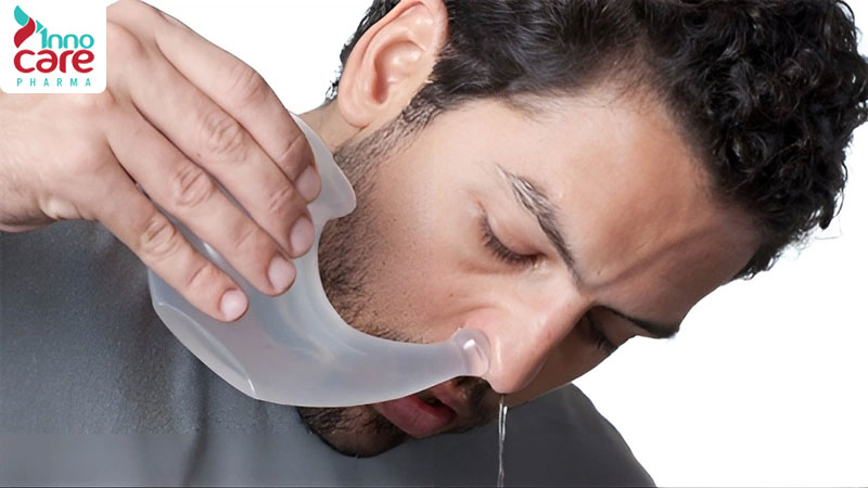 Bước 2: Thở đúng cách trong khi rửa 1 Hướng dẫn cách rửa mũi cho người lớn sạch sẽ, an toàn