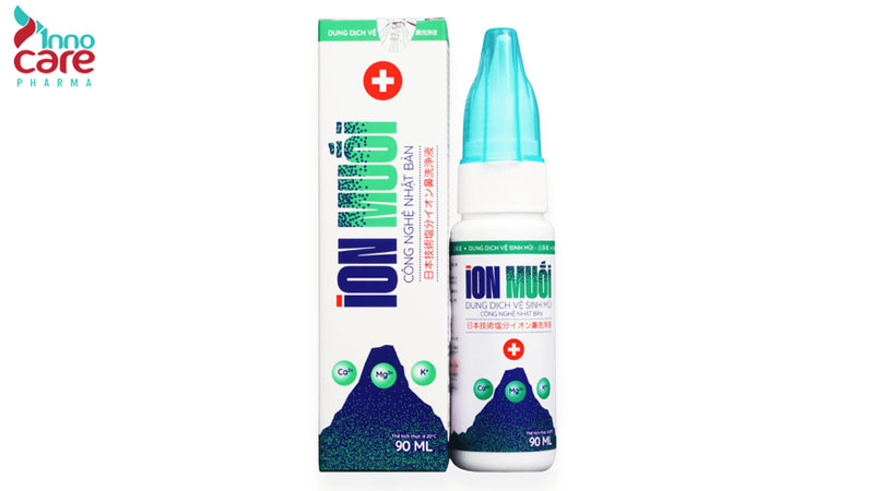 Dung dịch xịt mũi Ion Muối Fujiwa 90ml 1 TOP 12 dung dịch vệ sinh mũi tốt nhất hiện nay và cách sử dụng