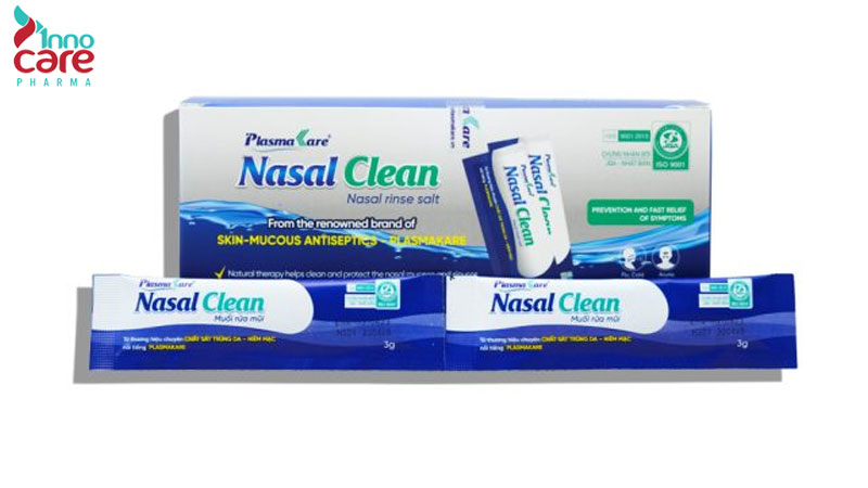 Muối rửa mũi xoang PlasmaKare Nasal Clean 1 TOP 12 dung dịch vệ sinh mũi tốt nhất hiện nay và cách sử dụng