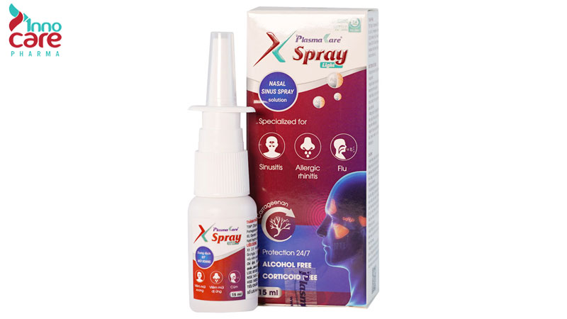 Xịt mũi xoang PlasmaKare X-Spray Light 1 TOP 12 dung dịch vệ sinh mũi tốt nhất hiện nay và cách sử dụng