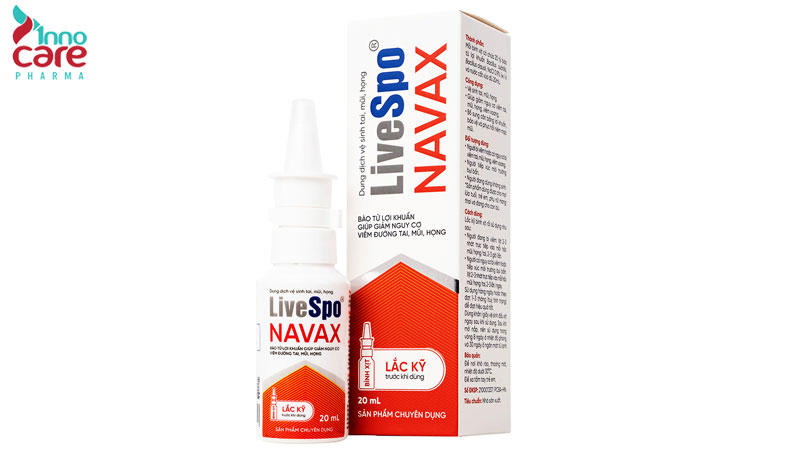 Dung dịch vệ sinh tai – mũi – họng LiveSpo Navax 1 TOP 12 dung dịch vệ sinh mũi tốt nhất hiện nay và cách sử dụng