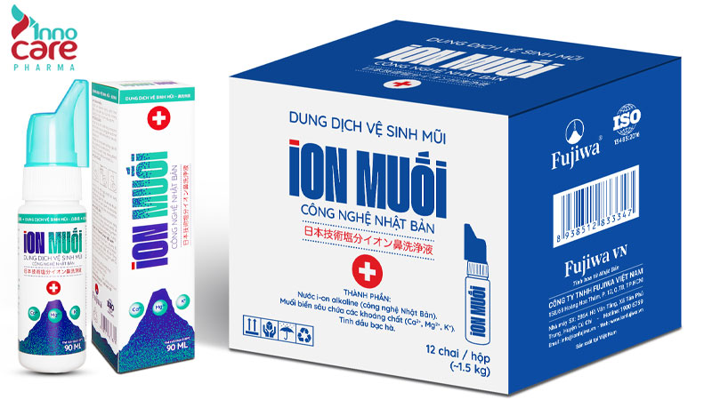 Dung dịch xịt mũi I-on Muối 1 TOP 12 dung dịch vệ sinh mũi tốt nhất hiện nay và cách sử dụng