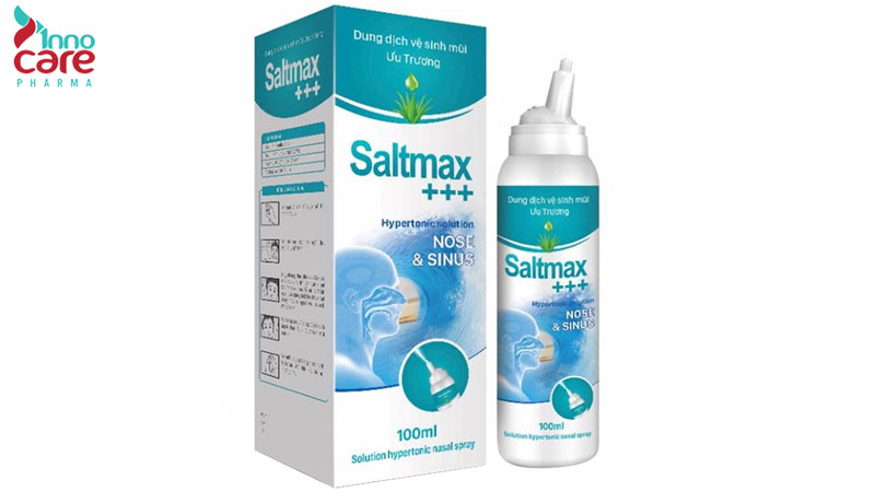 Dung dịch vệ sinh mũi Saltmax Spray 100ml 1 TOP 12 dung dịch vệ sinh mũi tốt nhất hiện nay và cách sử dụng