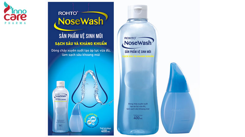 Dung dịch rửa mũi Rohto NoseWash 1 TOP 12 dung dịch vệ sinh mũi tốt nhất hiện nay và cách sử dụng