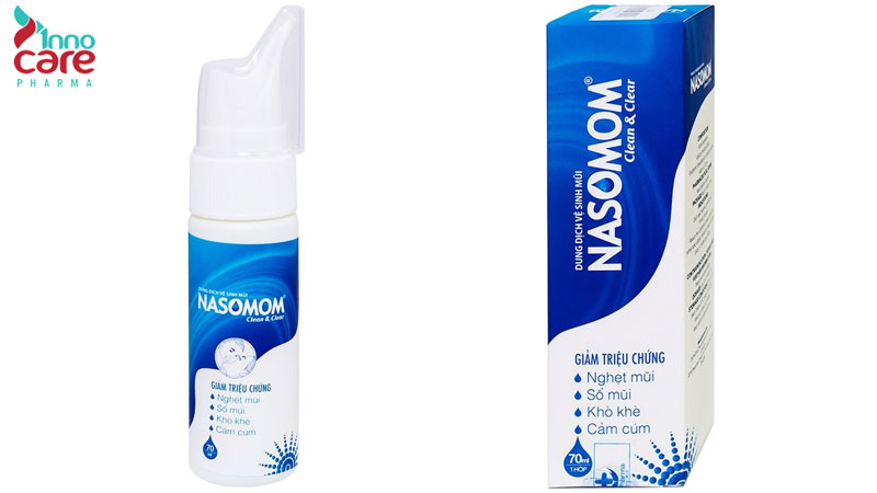 Dung dịch vệ sinh mũi Nasomom Clean & Clear 1 TOP 12 dung dịch vệ sinh mũi tốt nhất hiện nay và cách sử dụng