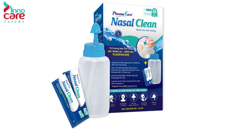3. Bộ rửa mũi xoang PlasmaKare Nasal Clean 1 TOP 8 loại máy rửa mũi xoang được ưa chuộng hiện nay