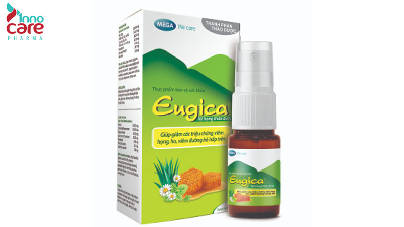 2. Eugica (Mega We Care) 1 TOP 8 thuốc xịt họng kháng khuẩn tốt nhất trên thị trường hiện nay