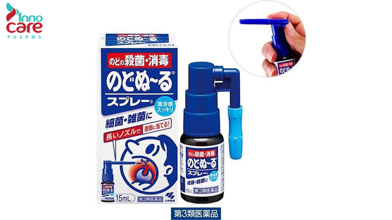 6. Kobayashi Nodonool (Nhật Bản) 1 TOP 8 thuốc xịt họng kháng khuẩn tốt nhất trên thị trường hiện nay