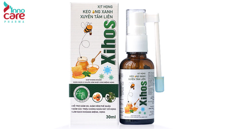 7. Xihos (Dược phẩm HN) 1 TOP 8 thuốc xịt họng kháng khuẩn tốt nhất trên thị trường hiện nay