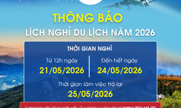 [THÔNG BÁO] LỊCH NGHỈ DU LỊCH HÈ 2026 – INNOCARE PHARMA
